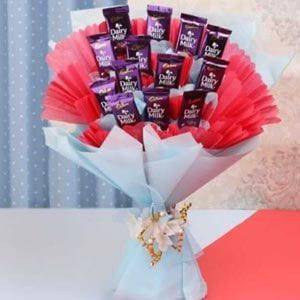 10 Dairy Milk Chocolate Bouquet