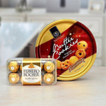Butter Cookies with Ferrero Rocher Chocolates Hamper