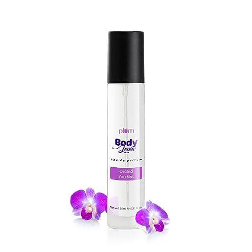Plum BodyLovin' Vanilla Vibes Perfume | Long Lasting & Premium Warm Vanilla Fragrance | Luxury Perfume For Women | Sweet, Warm & Irresistible Notes of Vanilla | Travel-Friendly | High On Fun (15 ml)