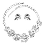 YouBella Jewellery Sets for Women Pearl Studded Choker Necklace Jewellery set with Earrings For Girls/Women