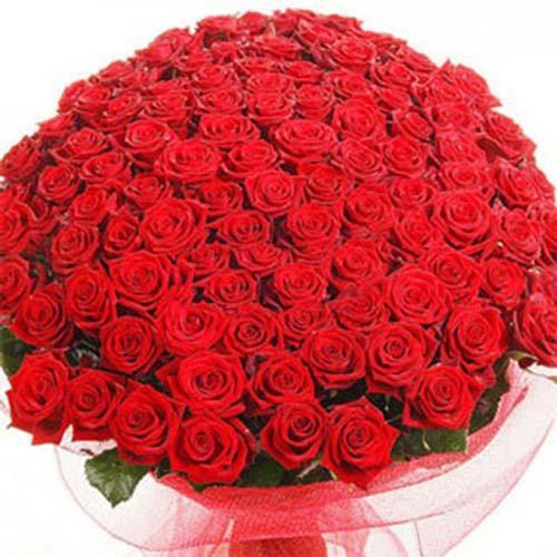 Eternal Love - 100 Red Roses Bouquet
