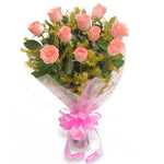 Lovely Pink Rose Bouquet - Baby Pink Roses Bouquet