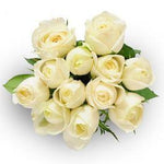 White Love - White Rose Hand Bouquet