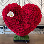150 Roses In Heart Shape