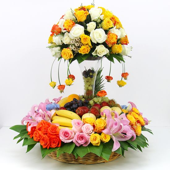 Flower Basket For Teachers Day
