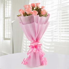 Mini Pink Love - Light Pink Rose Bouquet