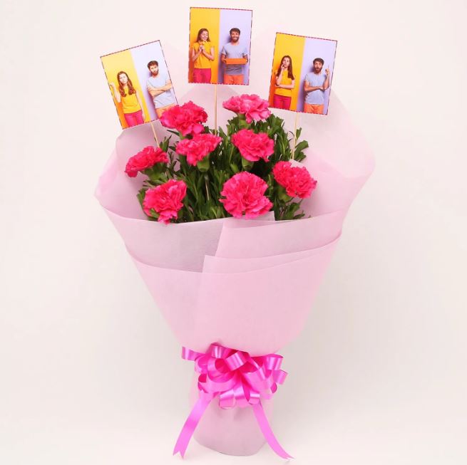 Auspicious Flower Photo Bouquet