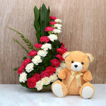 Teddy & Flower Combo