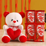 4 KitKat & Small Teddy