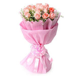 Lovely Pink Bouquet - Pink Rose Flower Bouquet