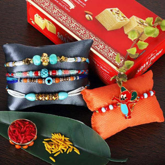 Rakhi And Sweets Combo For My Superhero