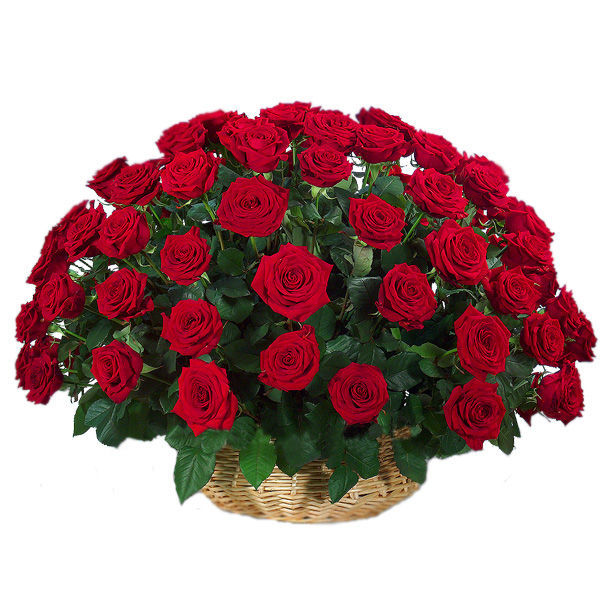 Red Rose Sweet Basket