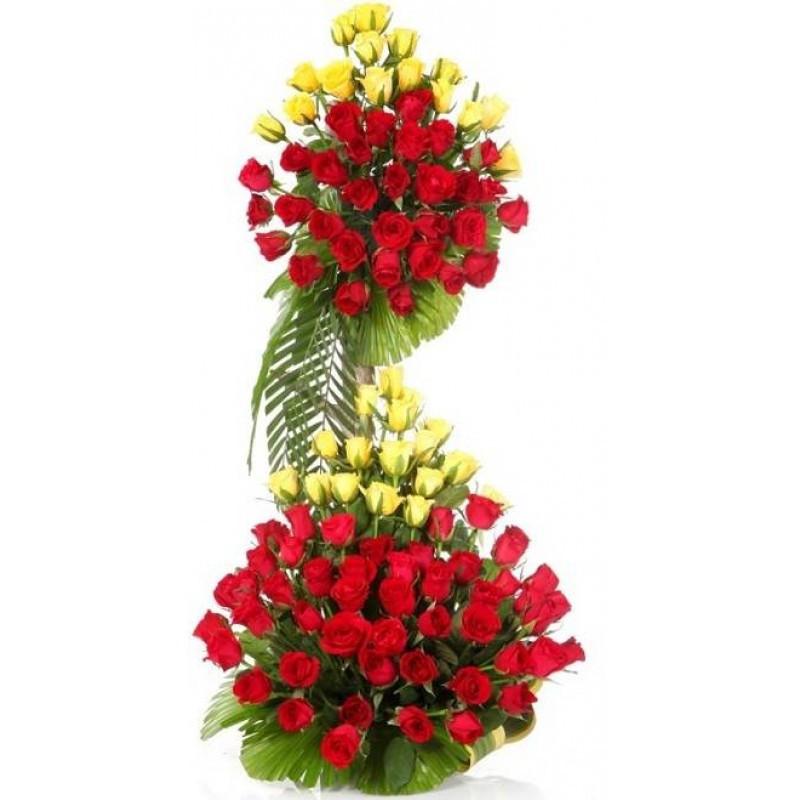 Long Flowers Arrangement