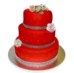3 Tier Red Velvet Cake