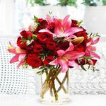 Roses And Lilies