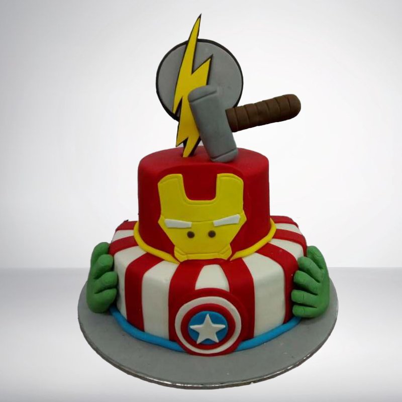 Fantastic Avenger Theme Cake