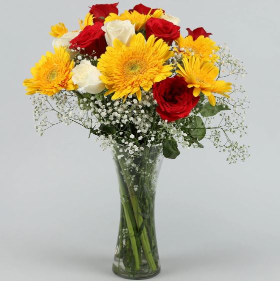 Special Mixed Flowers Gift For Grandparents