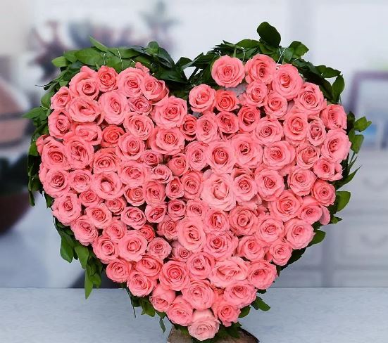 Heart Shaped Mothers Day flower