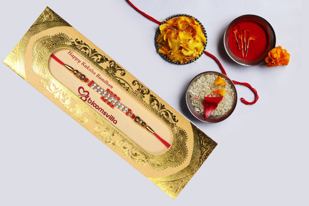 Ethnic Stone Rakhi