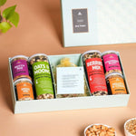 Foods Wholesome Treats Gift Box I Corporate Gift I Dry-Fruits, Healthy Snacks, Premium Gift Hamper I Gourmet Gift I Birthday Anniversary Gift I Premium Gift Box I Diwali Gift Hamper I Diwali Gift Box I Diwali Gift For Employees