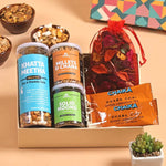 Foods Wholesome Treats Gift Box I Corporate Gift I Dry-Fruits, Healthy Snacks, Premium Gift Hamper I Gourmet Gift I Birthday Anniversary Gift I Premium Gift Box I Diwali Gift Hamper I Diwali Gift Box I Diwali Gift For Employees