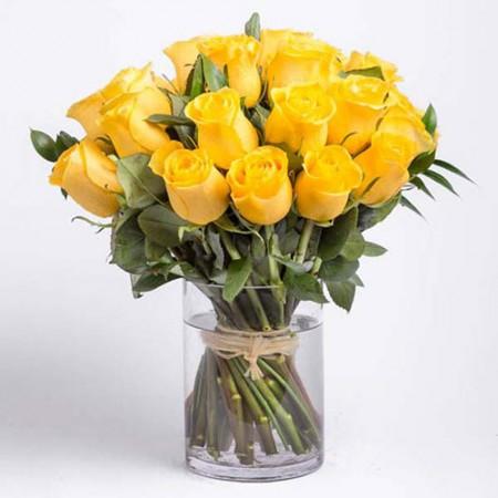 Forever Bright Love - Yellow Rose Bouquet