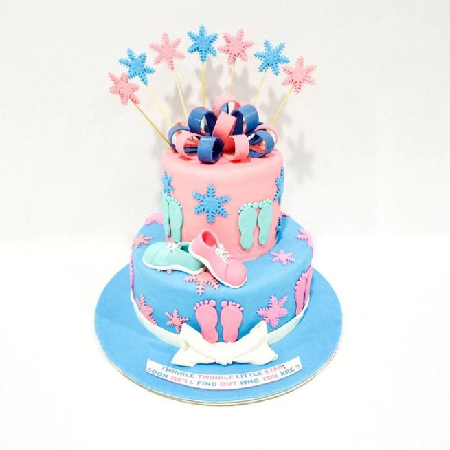 Magical Baby Shower Cake
