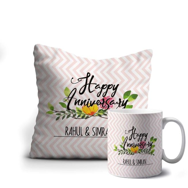 Cute Mug And Cushion Combo