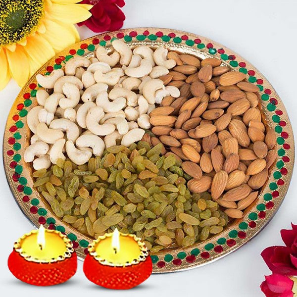 Healthy Treat With Diya Candle