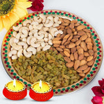 Healthy Treat With Diya Candle