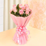 Pink Fantasy - 8 Roses Bouquet