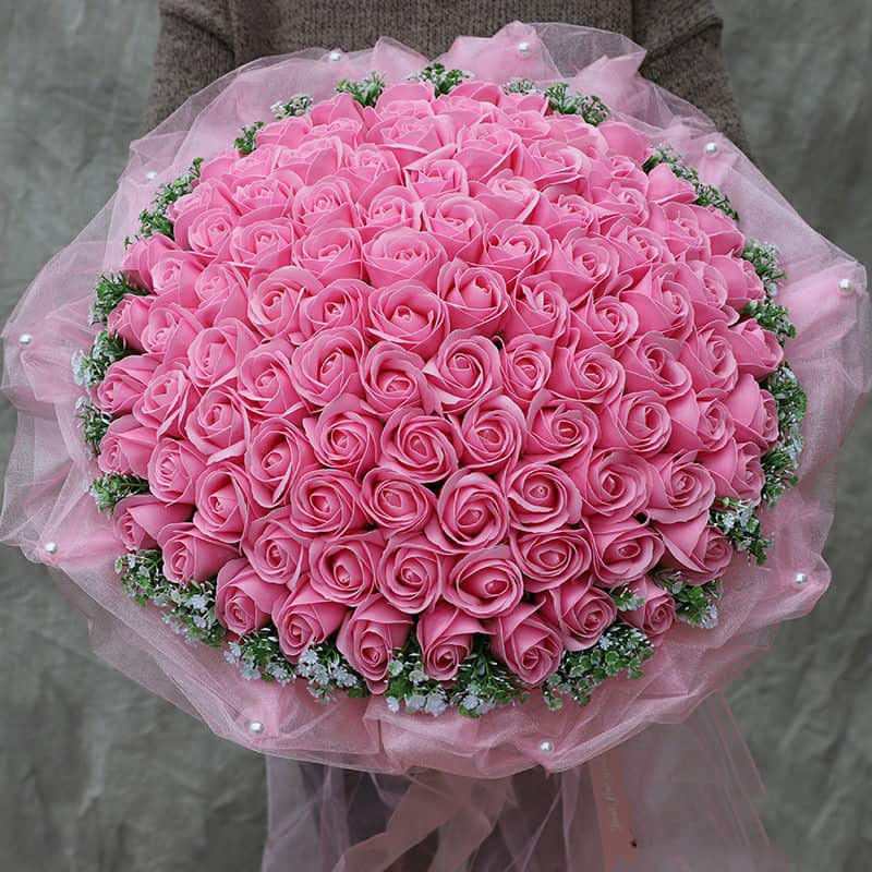 Pink Sweet Desire - 200 Pink Roses