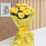 Shine Of Sunshine - 8 Yellow Roses