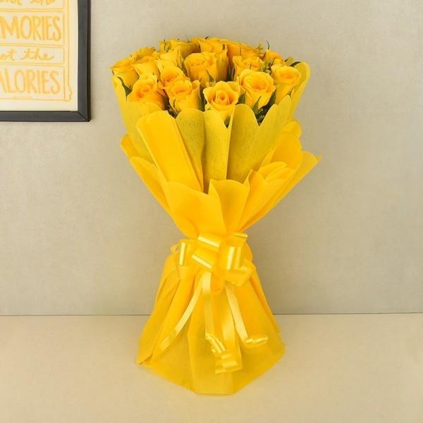 Sunny Carnival - A Bouquet Of Yellow Roses