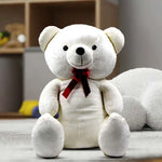 3 Ft Red Bow Soft Teddy Bear