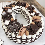 Zero Shape Number Birthday Cake